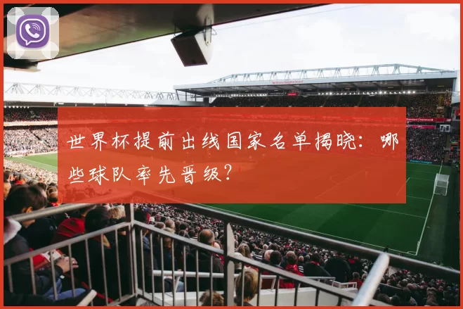 世界杯提前出线国家名单揭晓：哪些球队率先晋级？